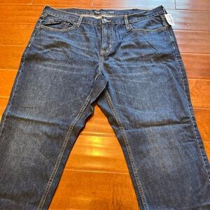 Old Navy Men's Deep Blue Relaxed Jeans